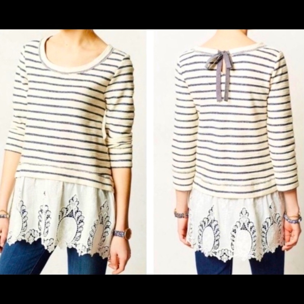 Anthro Sunday in Brooklyn Sweater Med